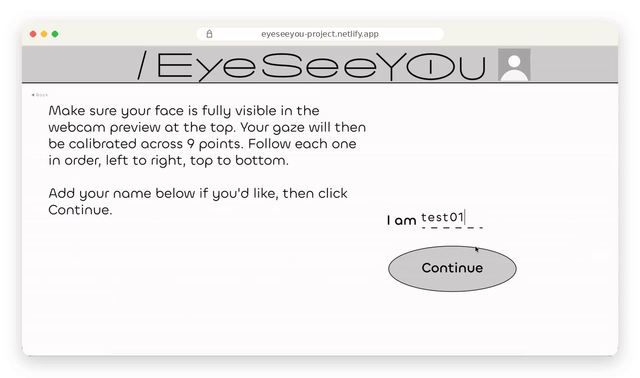 EyeSeeYou 交互演示视频预览